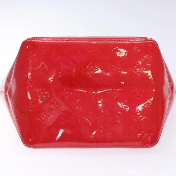 LOUIS VUITTON Monogram Vernis Bellevue PM Hand Bag Rose Pop M93669 Auth gh731 - Picture 7 of 16